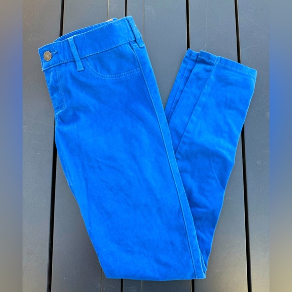 Abercrombie & Fitch Low Rise Skinny Jeans Women’s Size 0 Cobalt Blue - Picture 2 of 6
